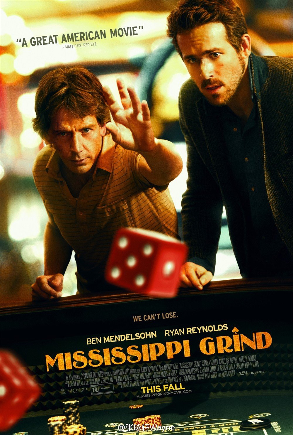Mississippi Grind (2015) เกมเย้ยเซียน ดูหนังออนไลน์ HD
