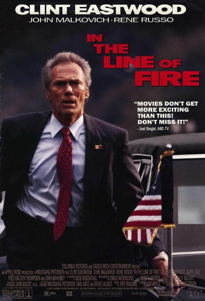 In The Line Of Fire (1993) แผนสังหารนรกทีละขั้น ดูหนังออนไลน์ HD